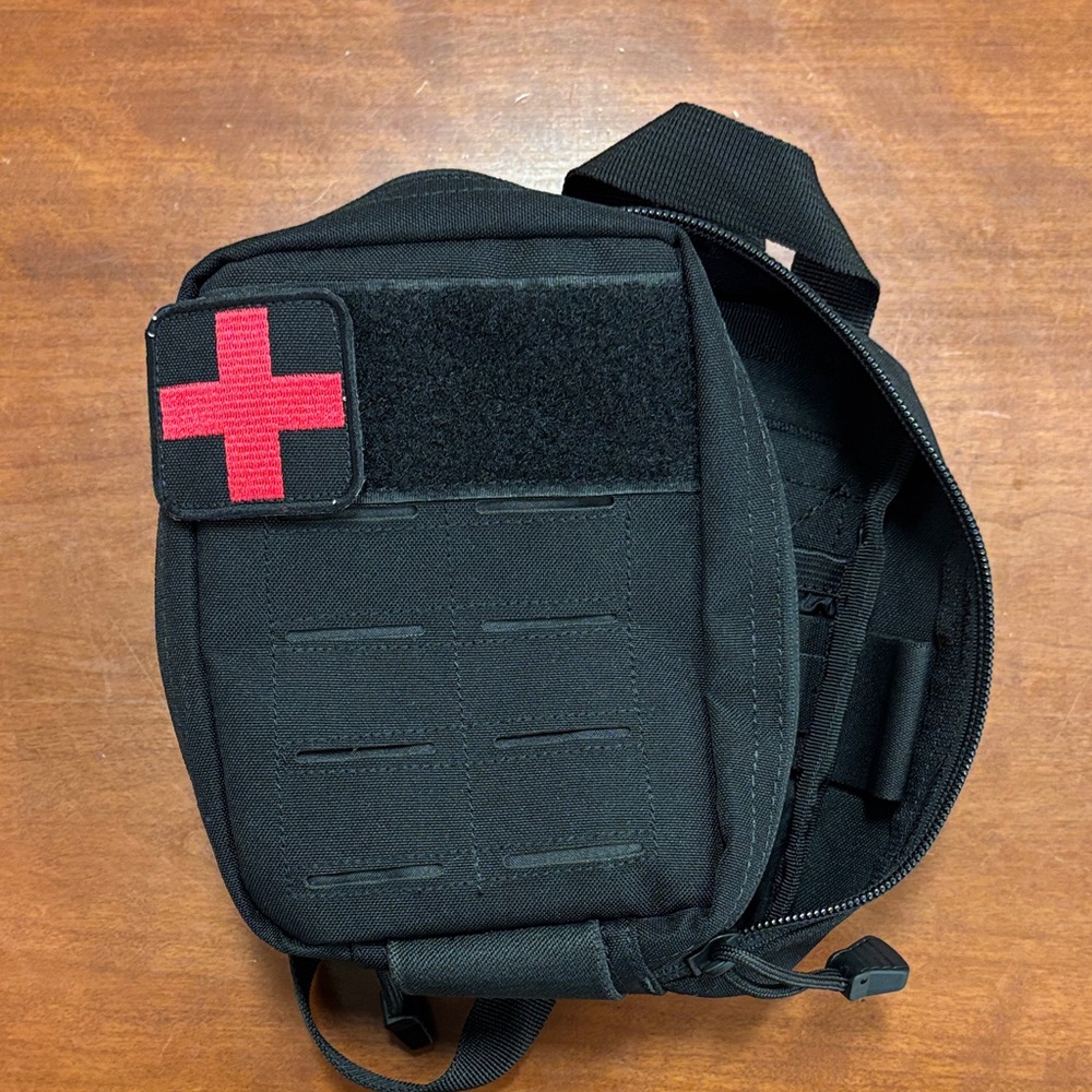 Black Tactical First Aid Bag IFAK molle